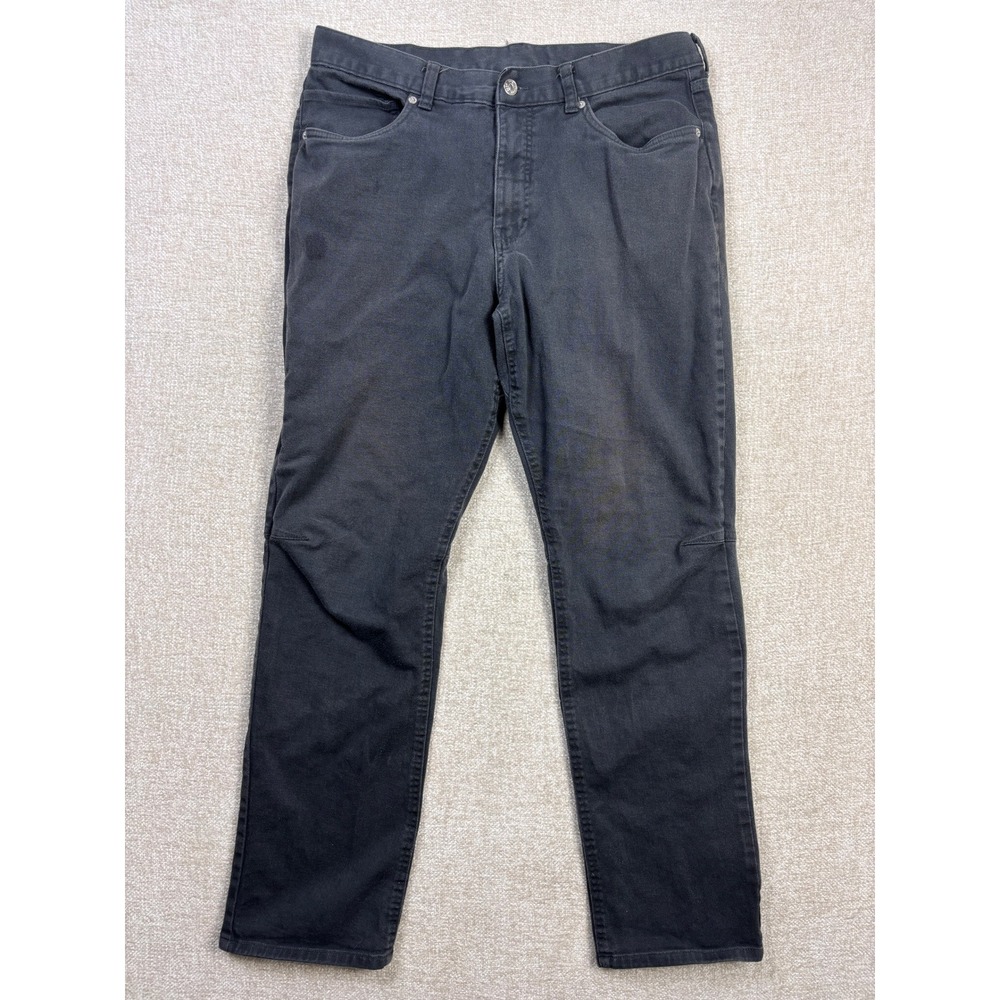 The North Face Men Black Straight Leg Articulated Knee Five Pocket Pants Size 34